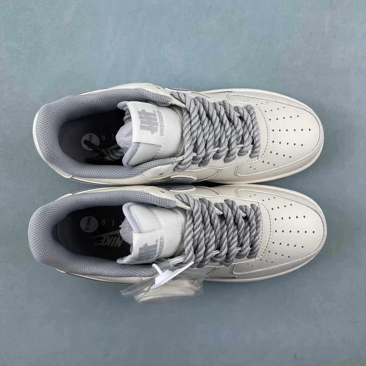 Undefeated x Air Force 1 07 Low Off White Light Grey UT2023-203 Day Run Easy Entry