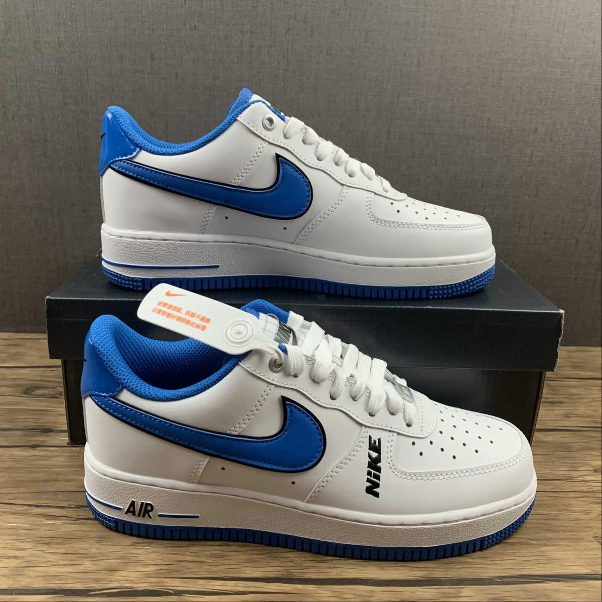 Air Force 1 Low White Black Game Royal DC8873-100 Work Pace