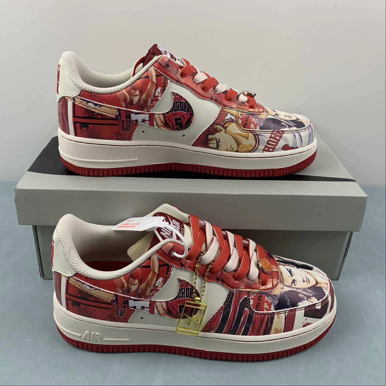 Outdoor Walk Air Force 1 07 Low Slum Dunk Red Rice White SD1990-111