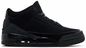 Nike Jordan 3 Black Cat 2025 Padded collar Practical Style