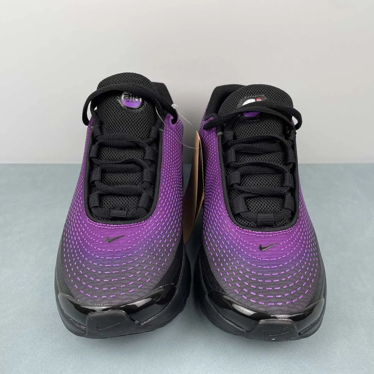 Air Max Dn Bold Berry Hyper Violet White Black HQ3605-505 splatter - paint running wear