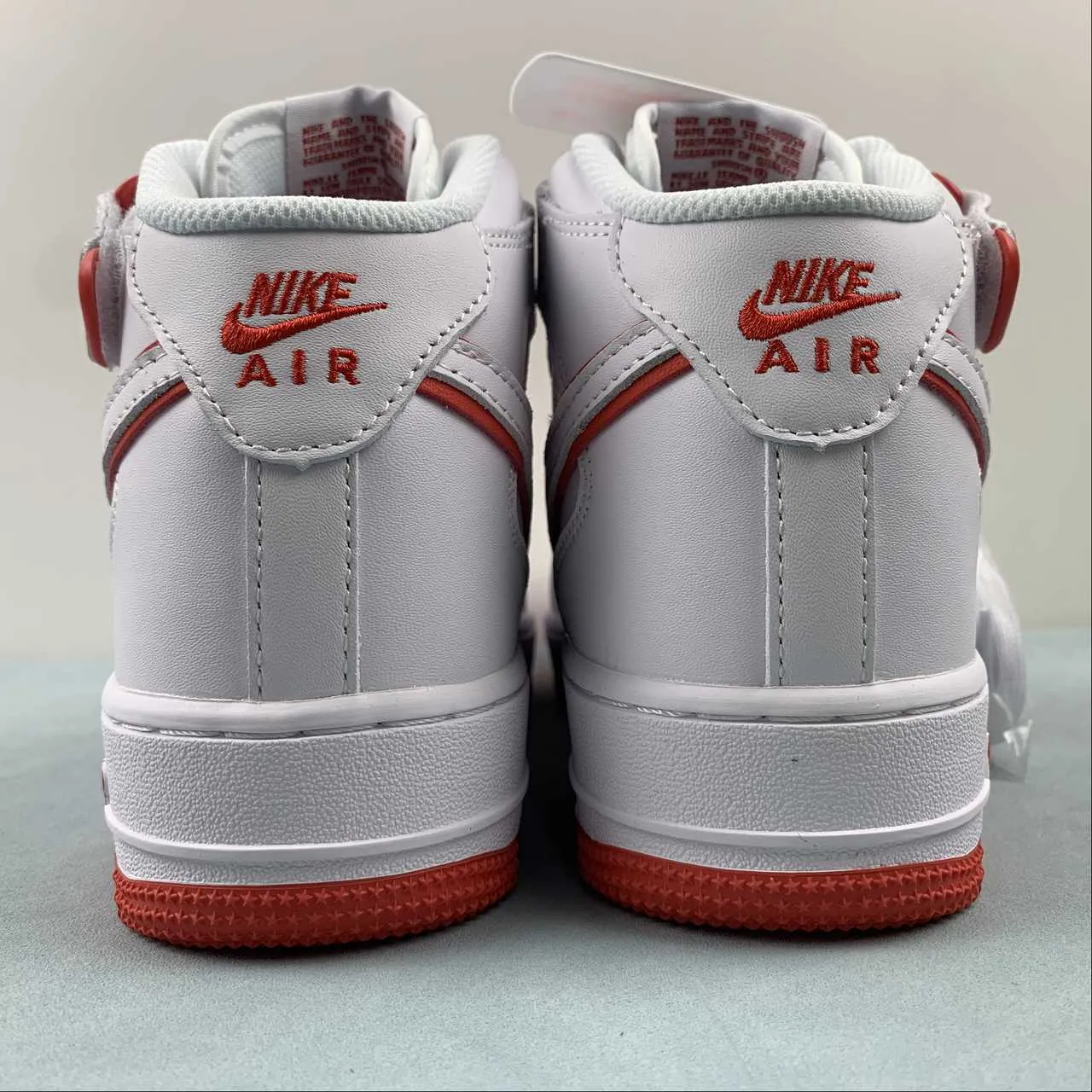 Peak Hike Breath Motion Air Force 1 07 Mid White Red WP5623-832