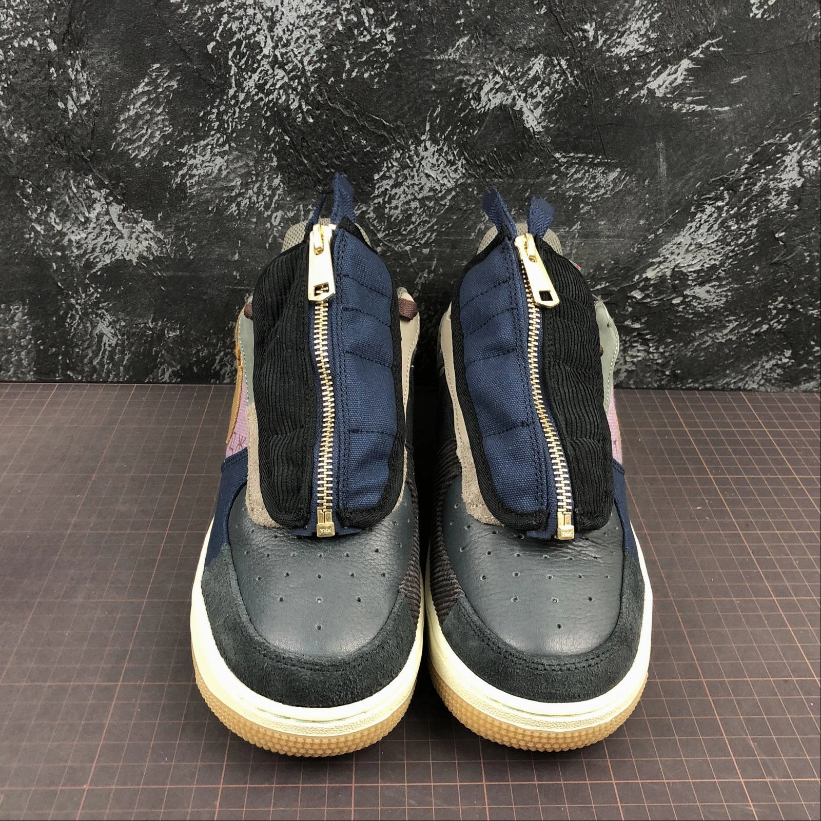 Travis Scott x Air Force 1 Low Cactus Jack Multi Color Muted Bronze Fossil CN2405-900 Cool Walk Sporty Edge