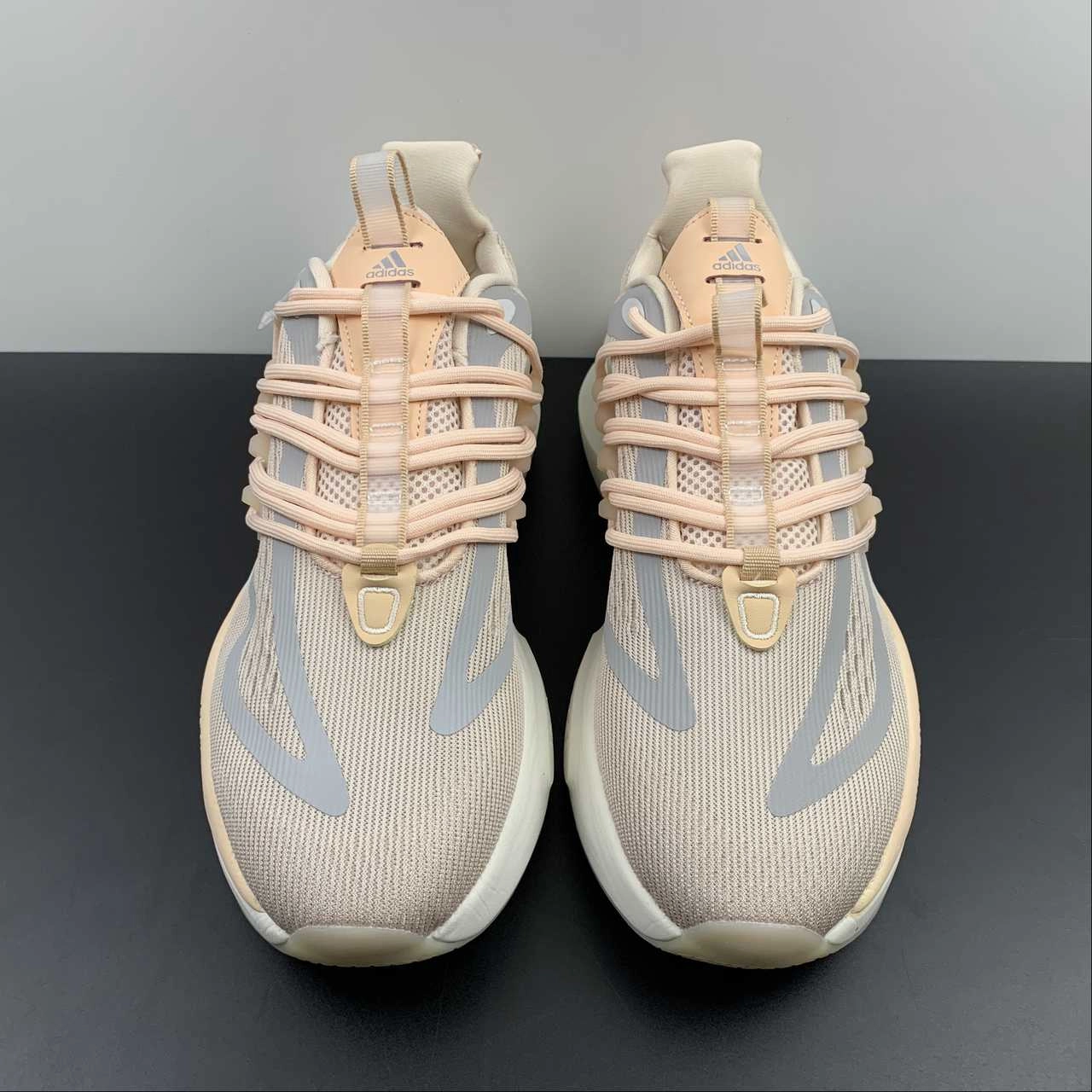 Adidas Alphaboost V1 Wonder Quartz Taupe Met. Chalk White HP6135 running clubs Wide - toe box