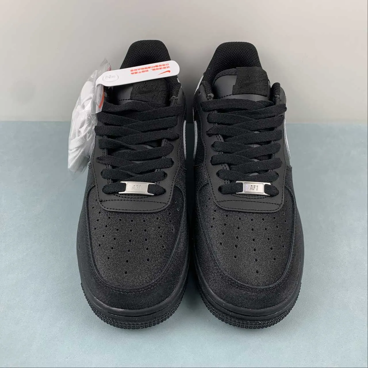 Coast Hike Outing Ready Air Force 1 07 Low Black Black Silver CW2288-001