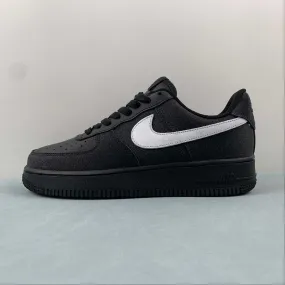 Air Force 1 07 Low Black Black Silver CW2288-001 Heavy Stride Farm Jog