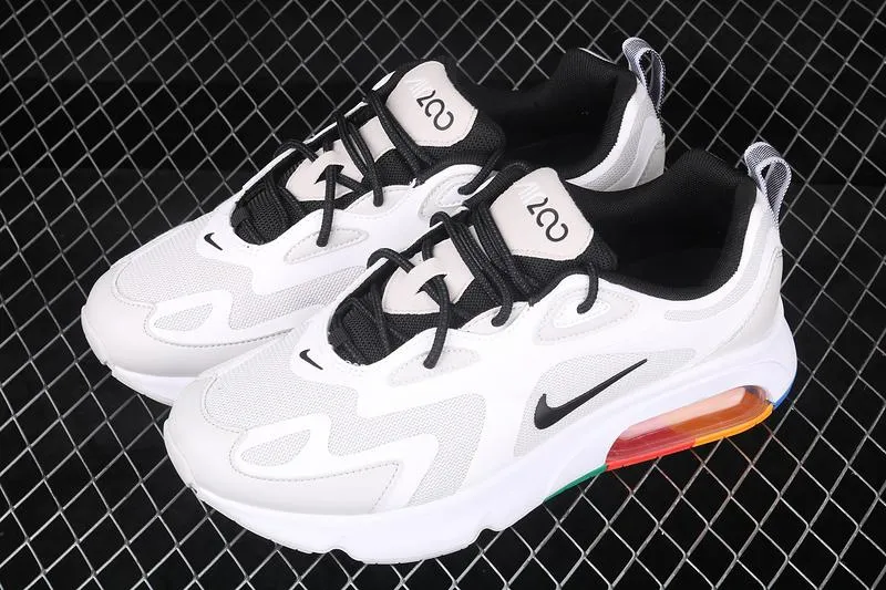 Air Max 200 Vast Grey Black White AQ2568-002 functional - design flexible synthetic shoes
