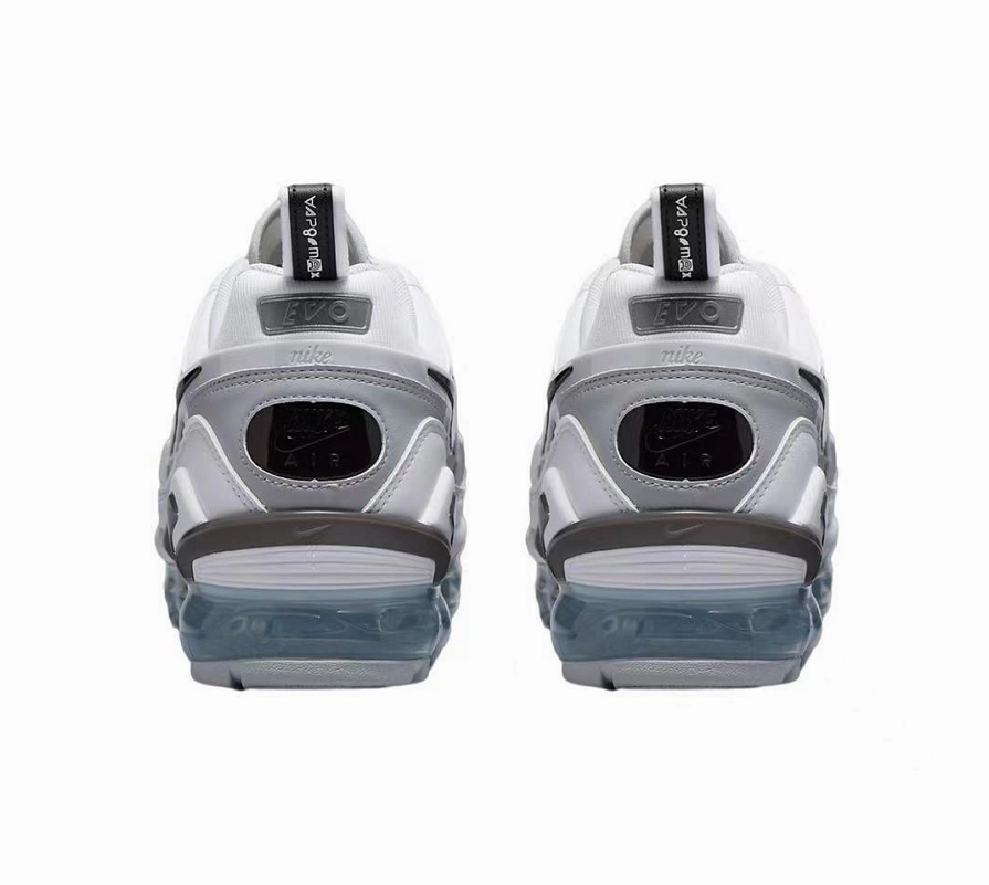 Air Vapormax EVO White Black Wolf Grey CT2868 100 MoldedInsole Stitch Free Uppers