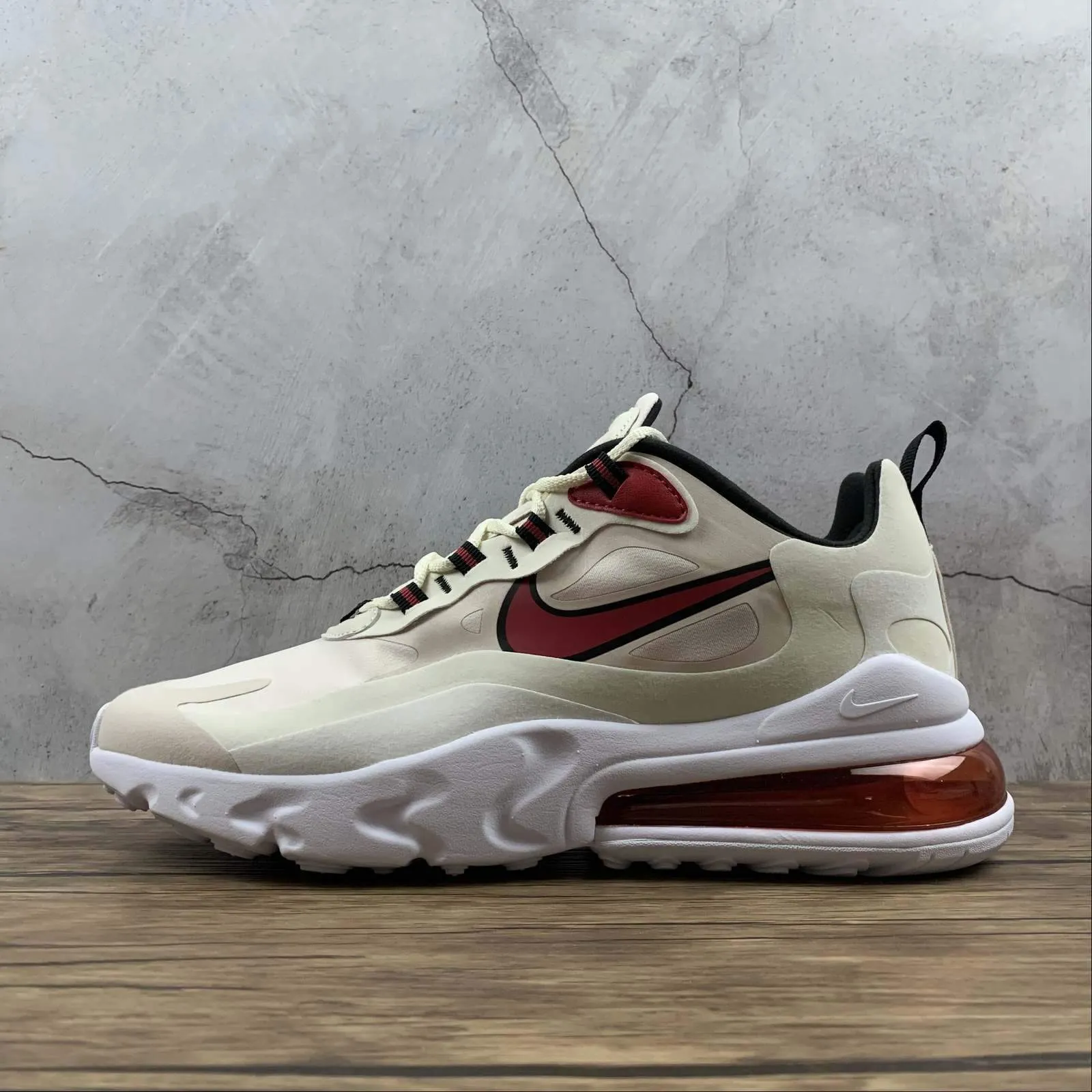 polished - finish - design shoes light - duty shoes Air Max 270 React LT Orewood Brn Cardinal Red CT1280-102