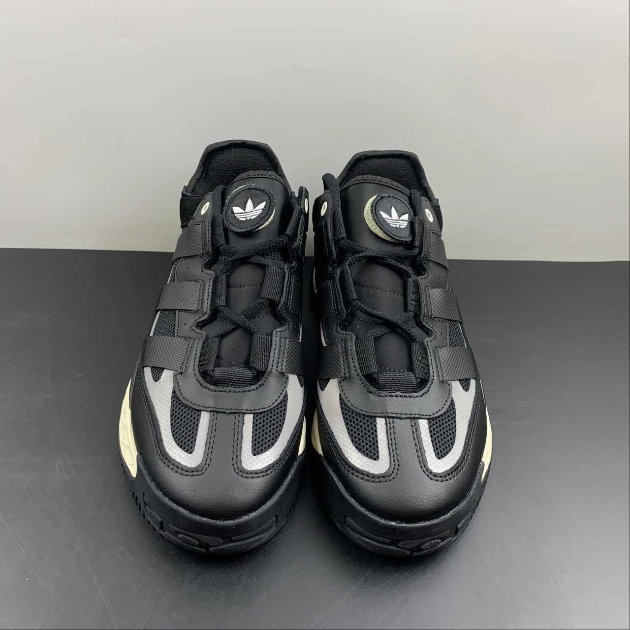 synthetic - upper - feature shoes Flex Traction Adidas Niteball Carbon Black GY8566