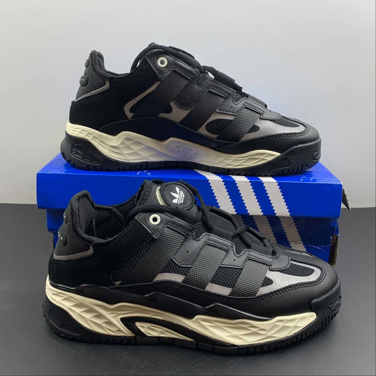 multi - directional traction shoes Adidas Niteball Carbon Black GY8566