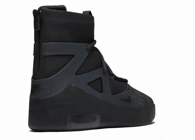 running in deserts Retro design Nike Air Fear of God 1 Triple Black