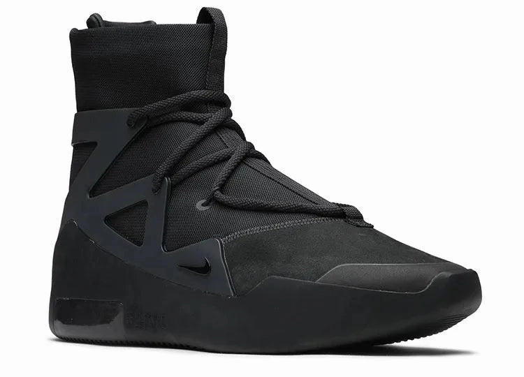 Nike Air Fear of God 1 Triple Black race running shoe occasion