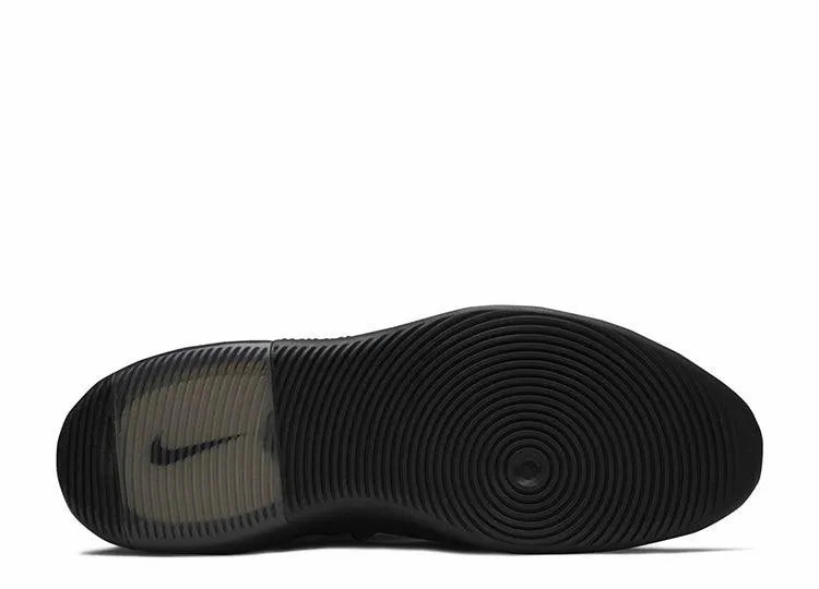 fluorescent - colored running shoes running with a heart rate monitor Nike Air Fear of God 1 Triple Black