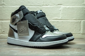 Walking Comfort Nike Air Jordan 1 Retro High Silver Toe CD0461 001