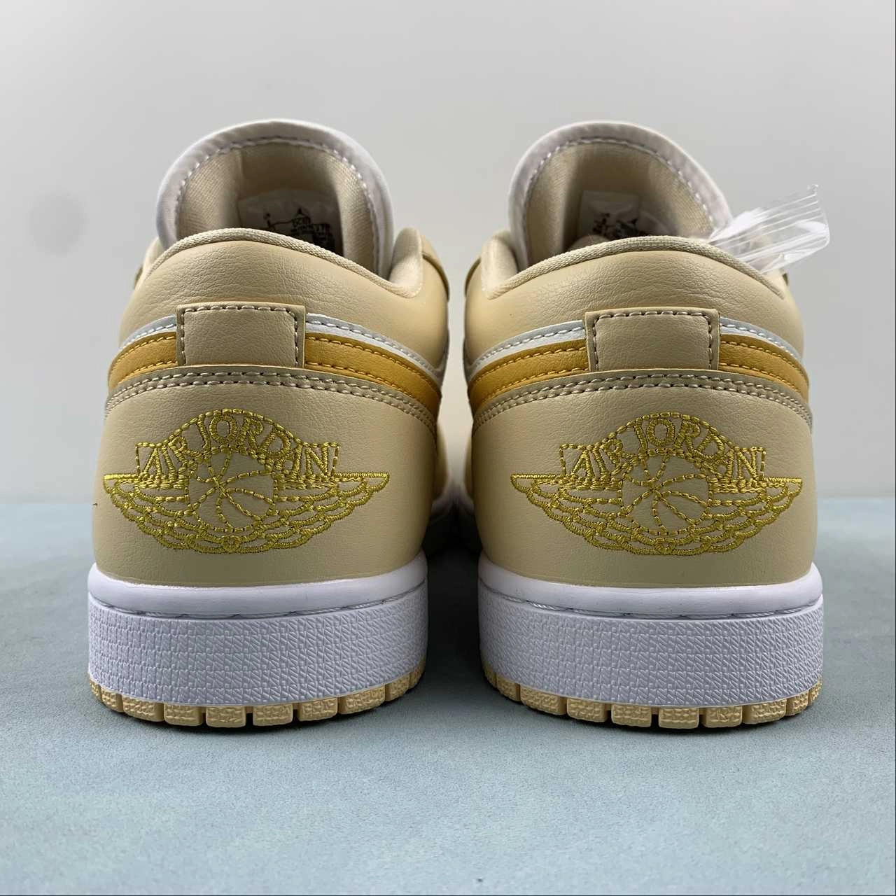 Antibacterial Air Jordan 1 Low Team Gold White DC0774-170