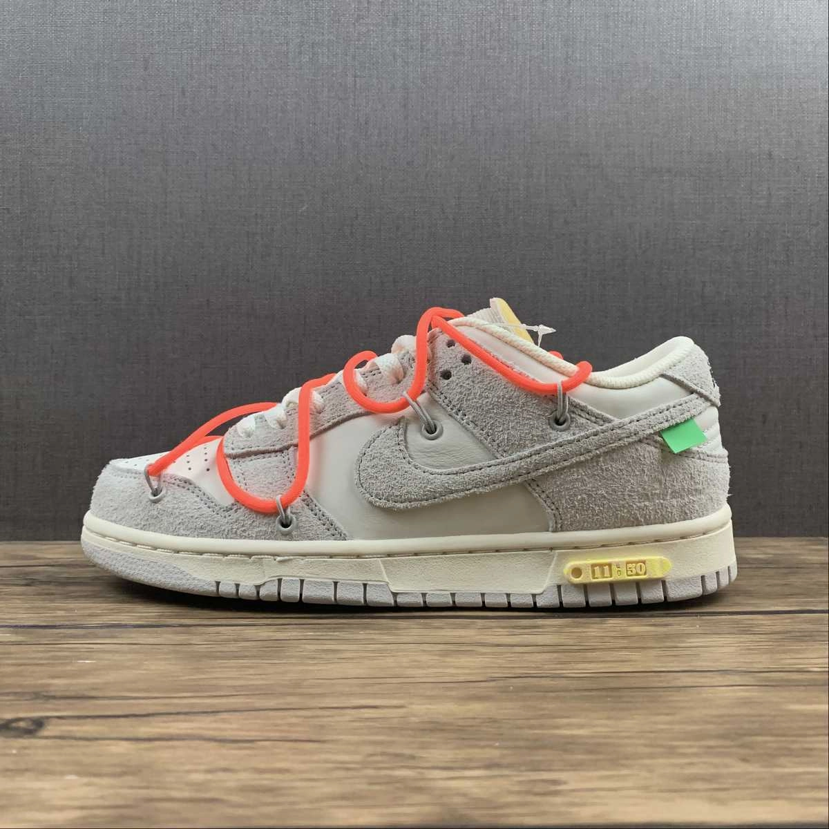 Classic Appeal Boosted fit Dunk Low X Off-White 'Lote 11 de 50' DJ0950-108