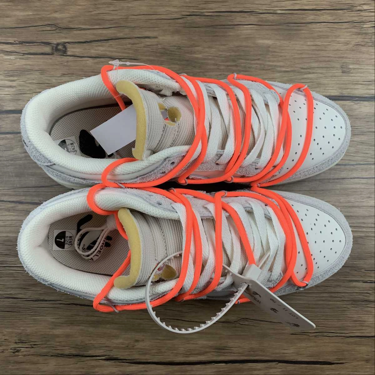 Dunk Low X Off-White 'Lote 11 de 50' DJ0950-108 Natural Feel Soft Material