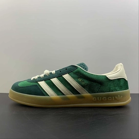Soft Landing Adidas x Gucci Gazelle Green White