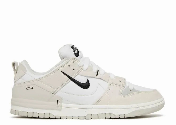 Nike Dunk Low Disrupt 2 Pale Ivory Black (W) Sock Like Fit Tech Fashion Rush