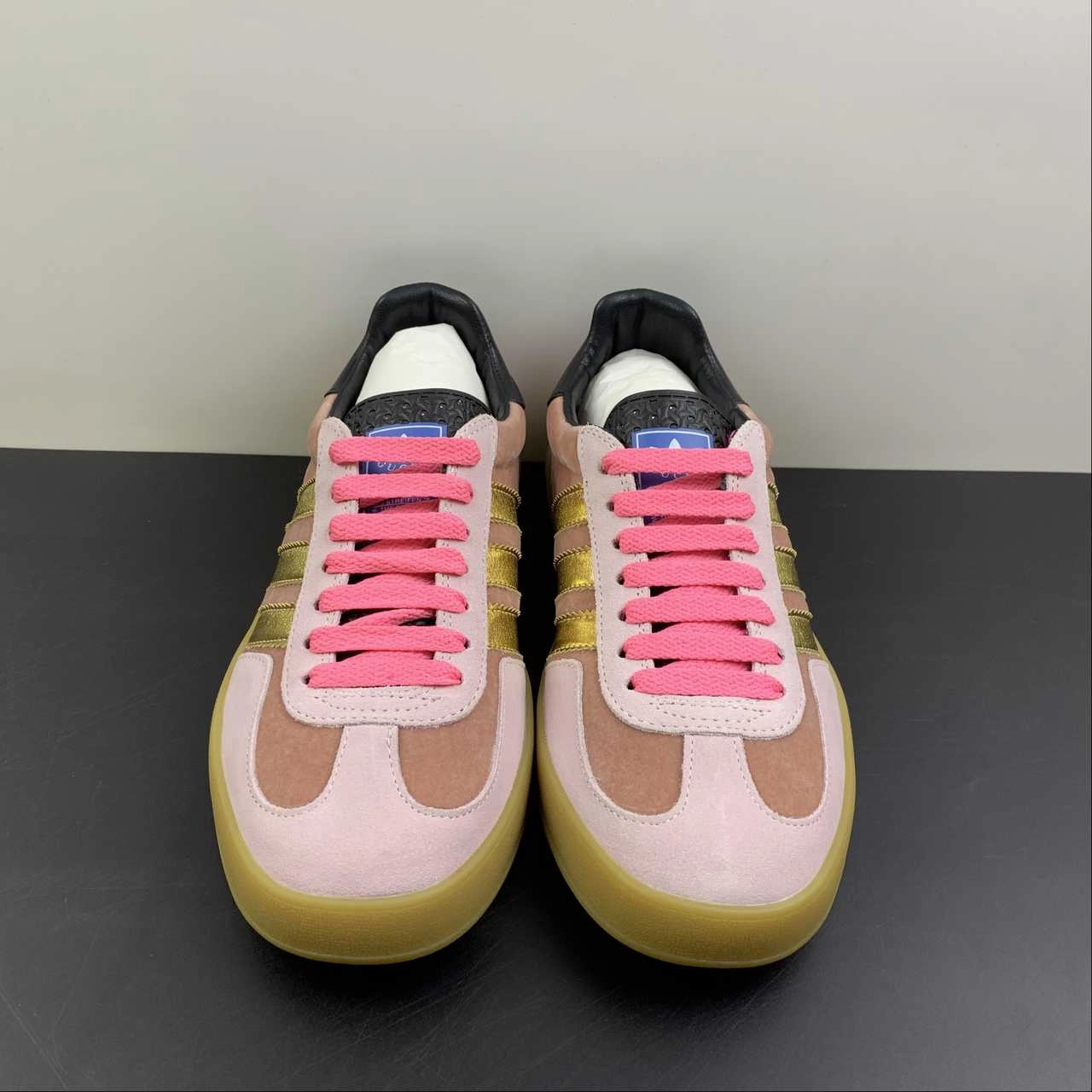 Adidas x Gucci Gazelle Pink Velvet training equipment