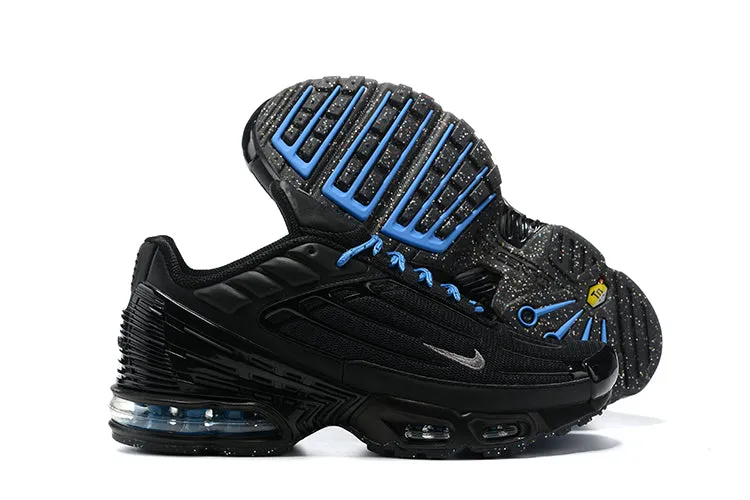 aerobic running wear Jogging Air Max Plus 3 Triple Black Blue DH3984-001