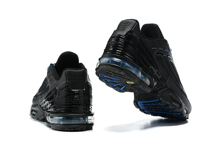on - road shoes dawn running shoes Air Max Plus 3 Triple Black Blue DH3984-001