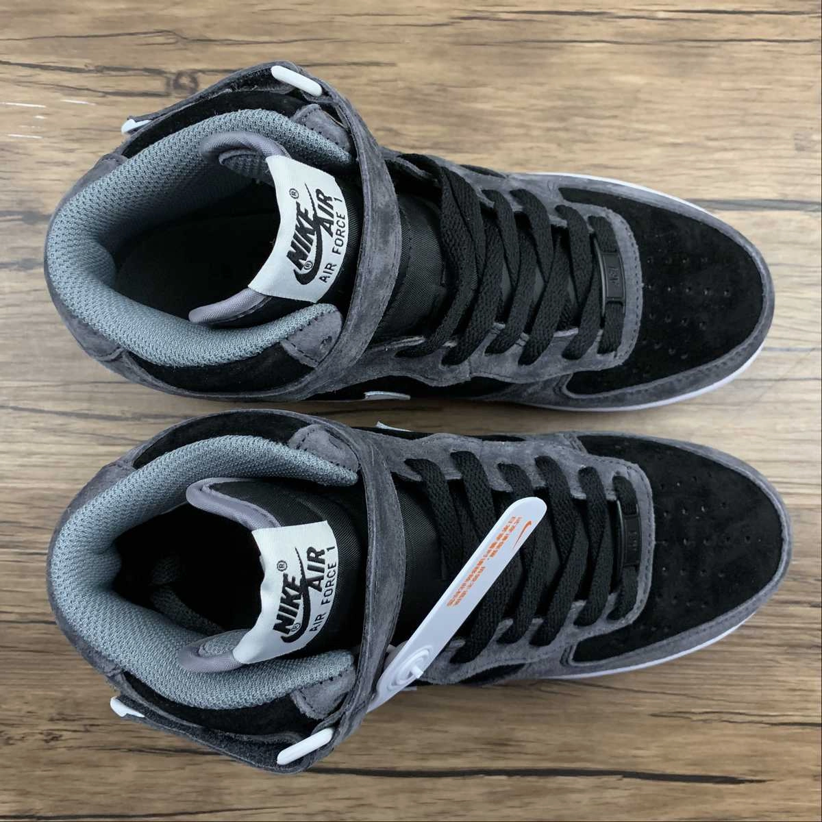 Cloudy Jog Air Force 1 07 Mid Dark Gray Black White QT3369-996