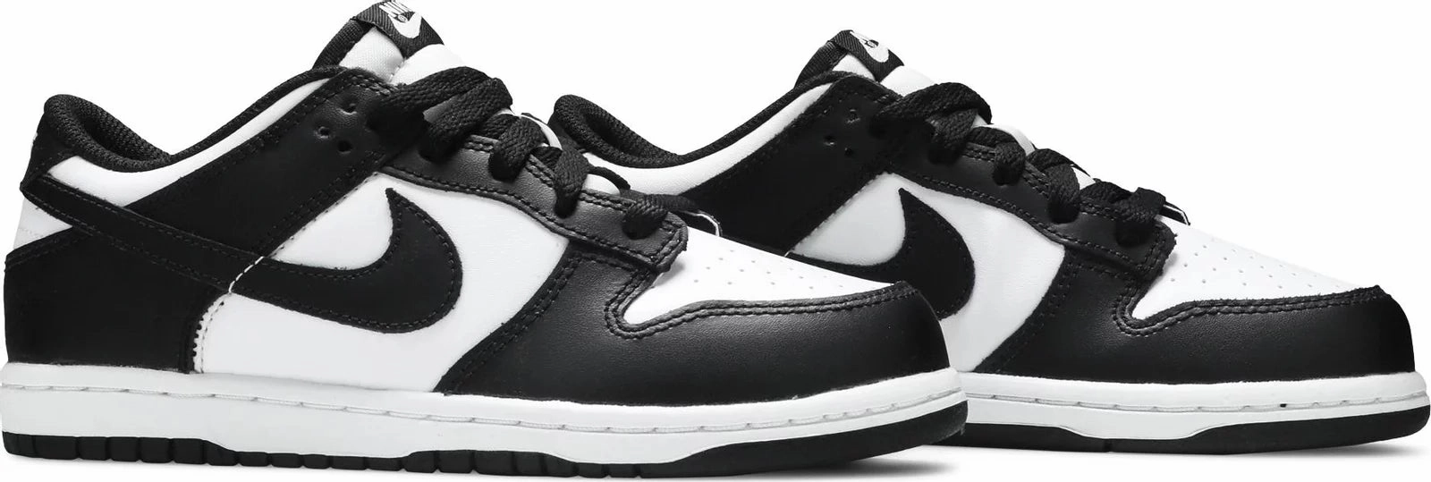 Nike Dunk Low Black White/Panda PS (Kids) Microfiber Lining Tech Ultra-soft cushioning