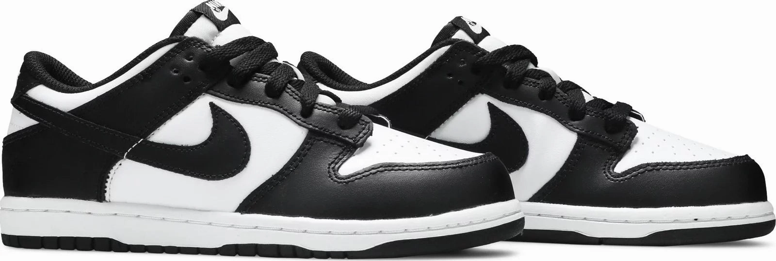 Dual Density Midsole Performance Daily Nike Dunk Low Black White/Panda PS (Kids)