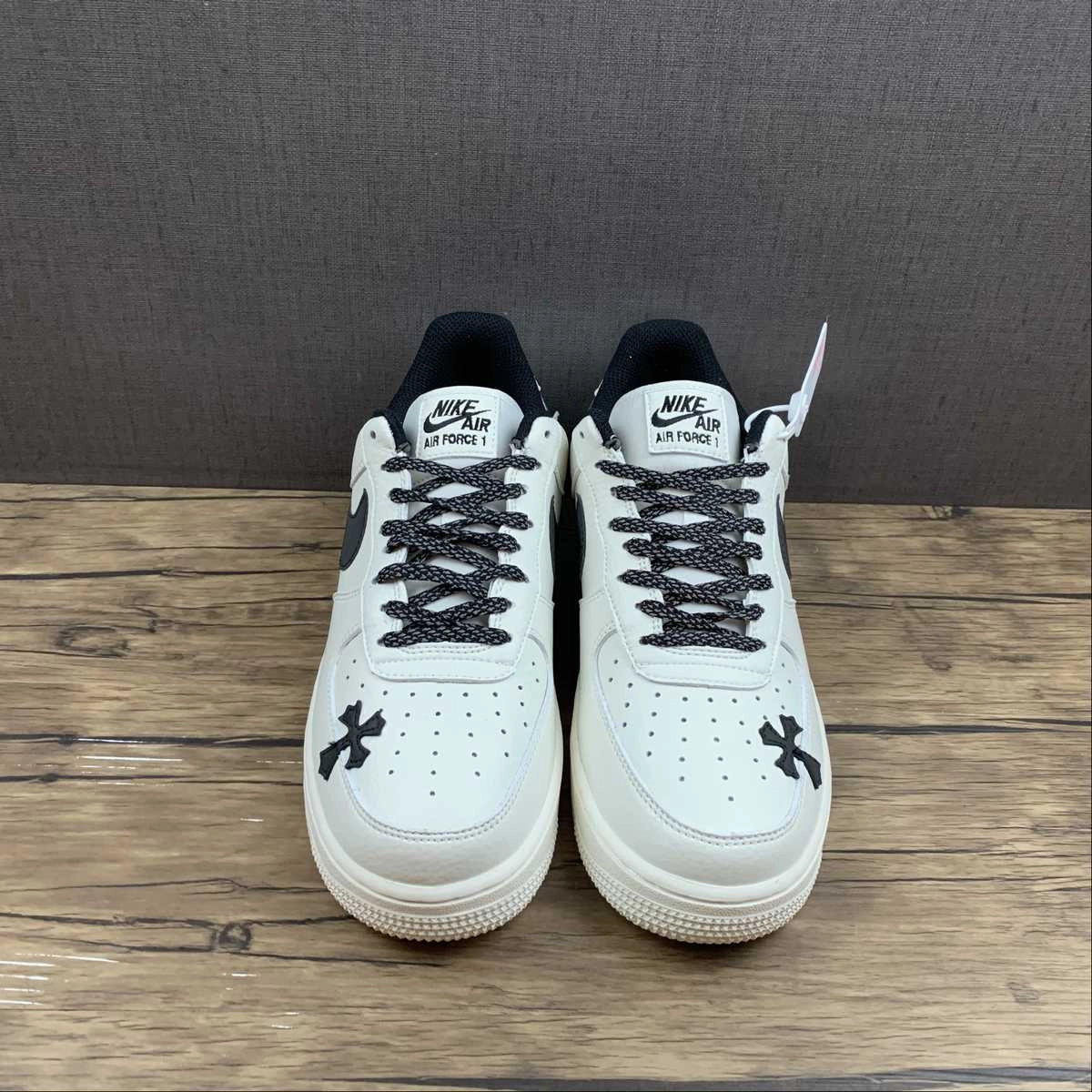 Hill Climb Adjustable Fit Chrome Hearts x Air Force 1 07 Low Rice White Black DM0119-422