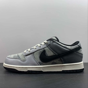 SB Dunk Low SE Copy Paste Gray Black White DQ5015-063 Anatomical Toe Box
