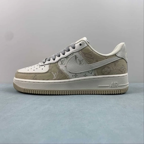 Air Force 1 07 Low LV Off White Kakhi DD8686-300 Barefoot feel Medit Cool