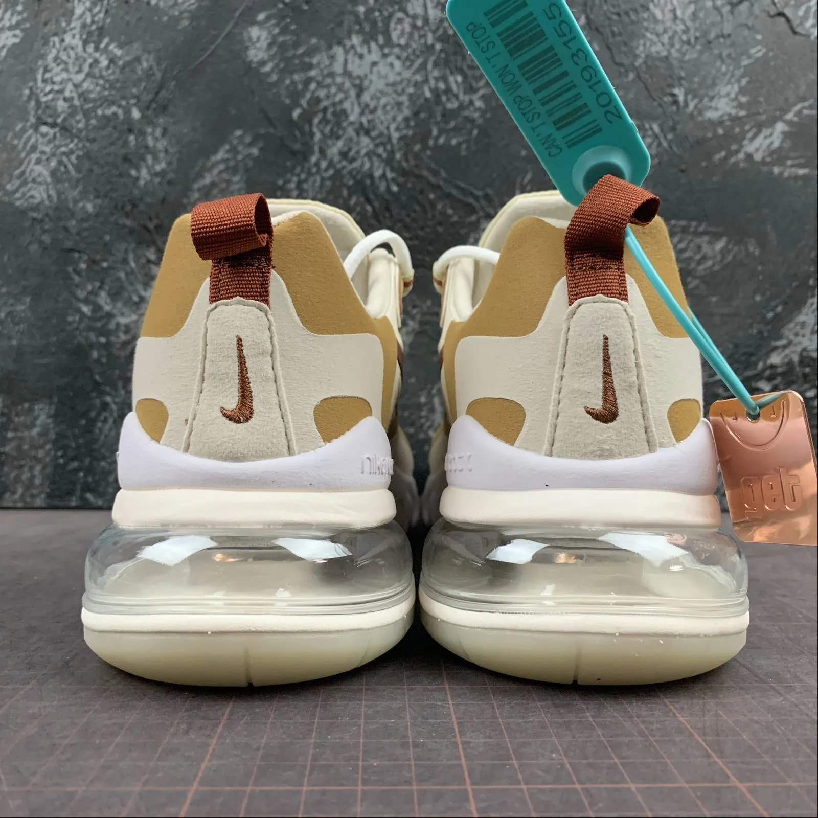 generic shoes Air Max 270 React White Brown Grey AT6174-700
