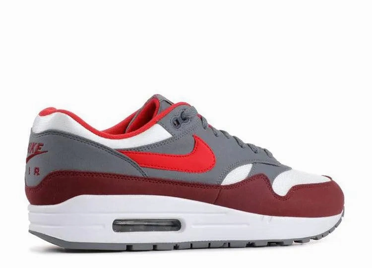 Nike Air Max 1 Cool Grey Uni Red Shock - absorbing foam training running shoe situation