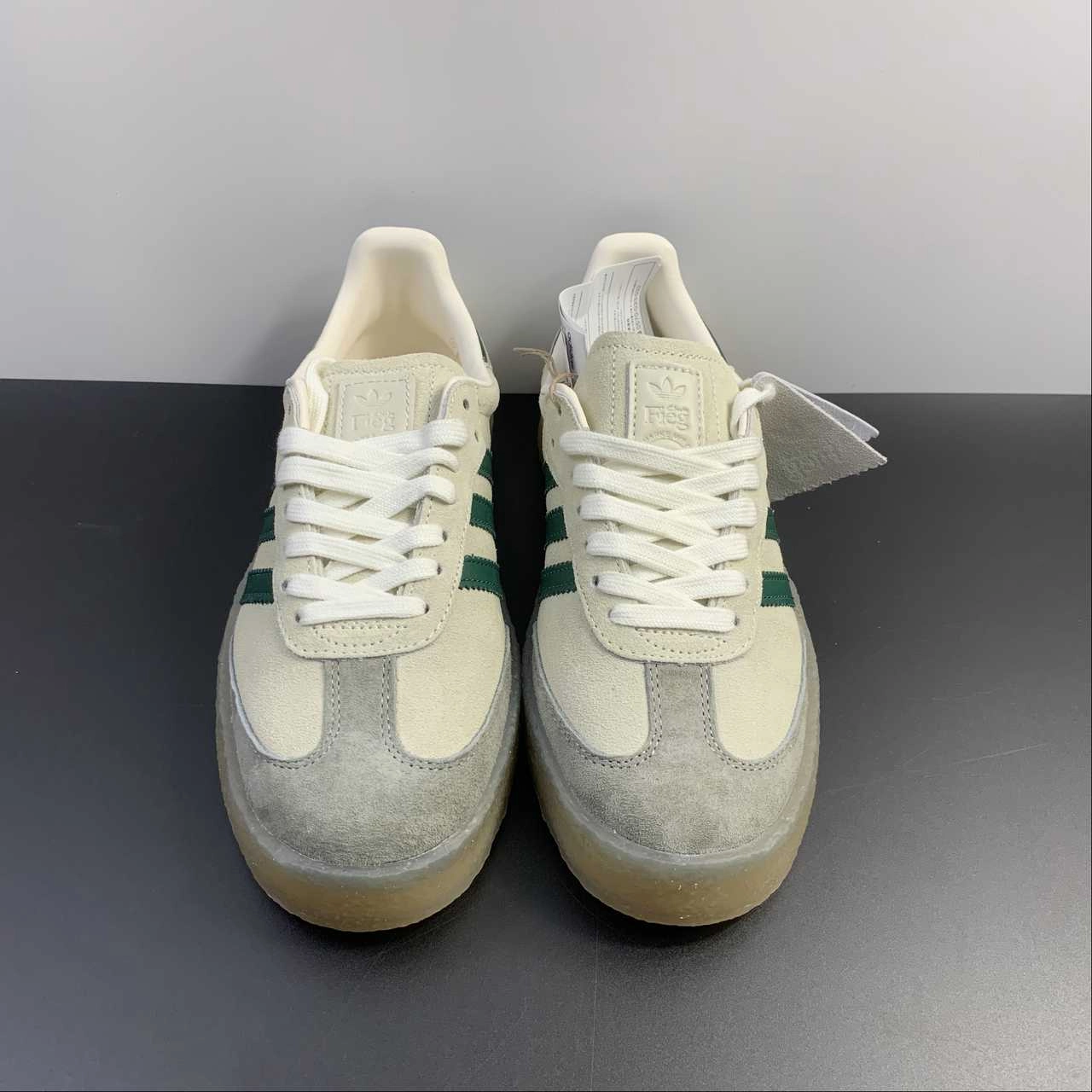 Adidas Samba 8th Street Clarks Kith Chalk White ID7297 Sport Street HeelCushion