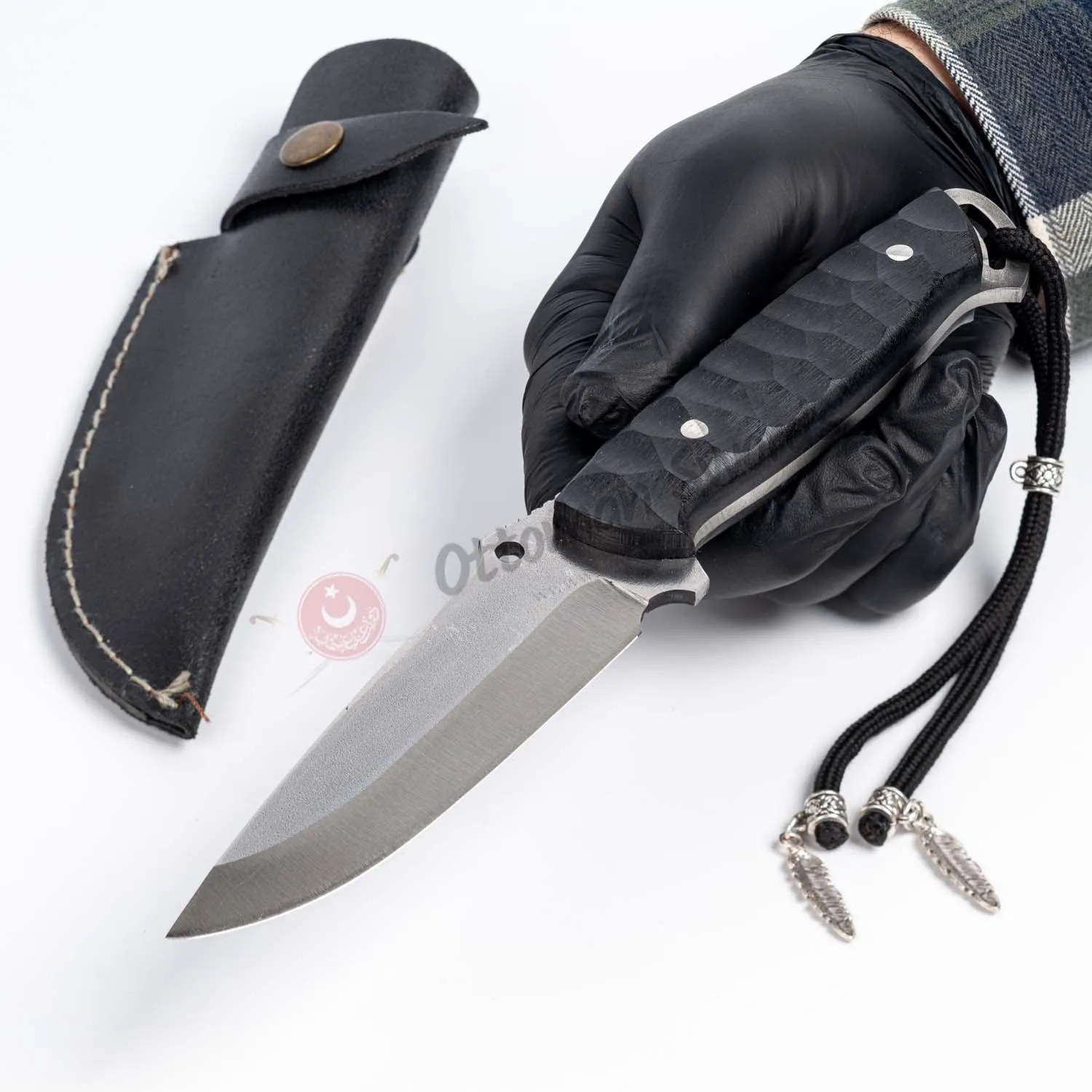 Compact Handle Custom Hunting Knives