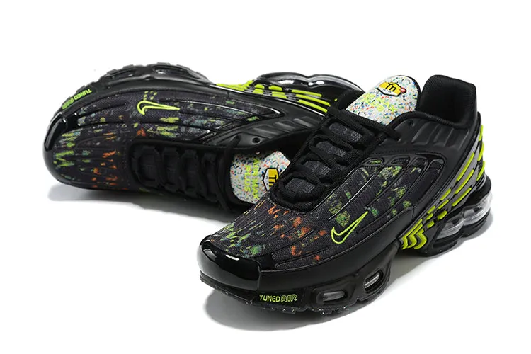 Long distance endurance Air Max Plus 3 Crater Black Multicolor Volt DM9097-001