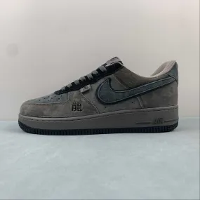 Fall Wardrobe Air Force 1 07 Low Black Dragon God Dark Grey CD1221-608