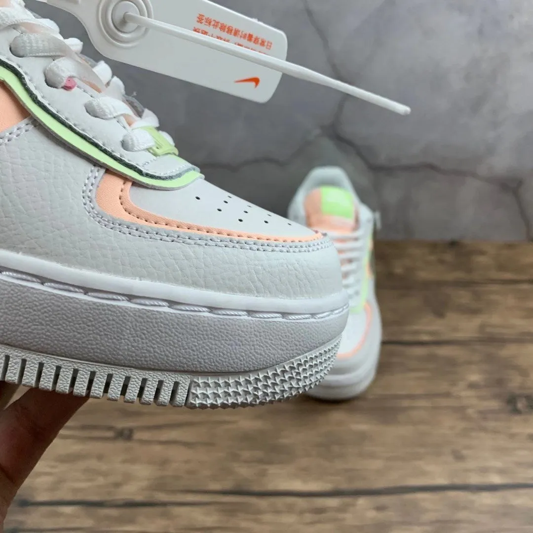 Air Force 1 Shadow White Crimson Tint Black Barely CI0919-107 Ultra light Wind Jog