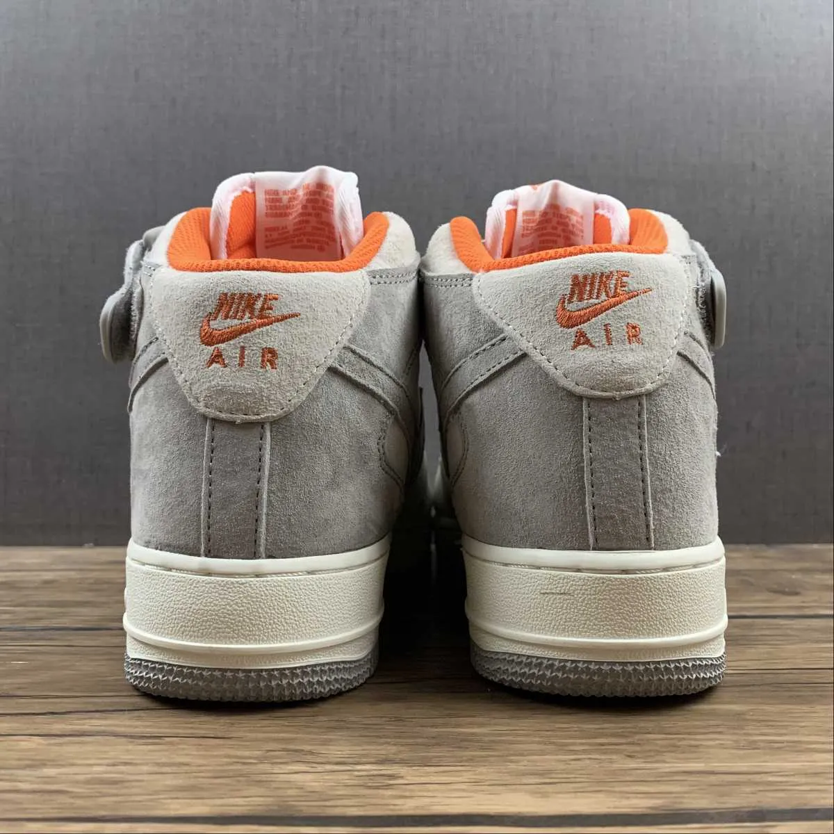 Off-White x Air Force 1 07 Mid Gray Orange CQ5059-105 College Style
