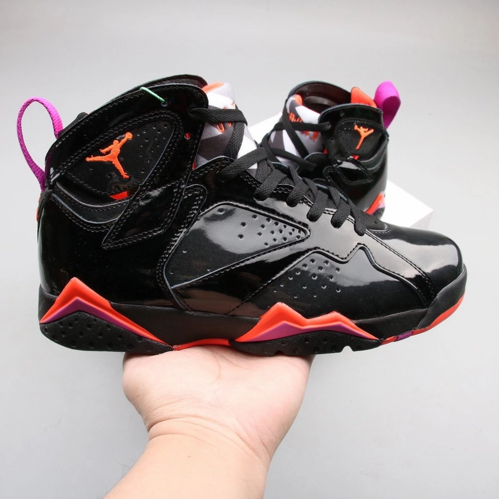 Air Jordan 7 Black Patent Leather Flex Zones energy returning