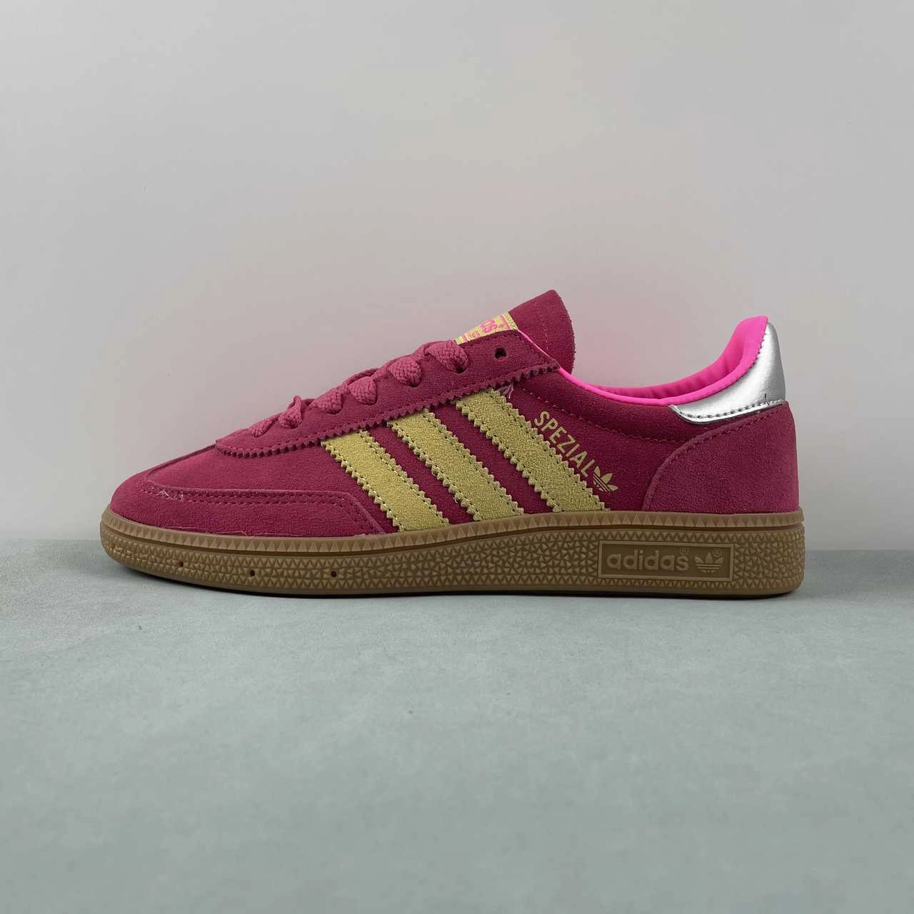 Adidas Handball Spezial Lucid Pink & Almost Yellow JI1407 extra - narrow running wear