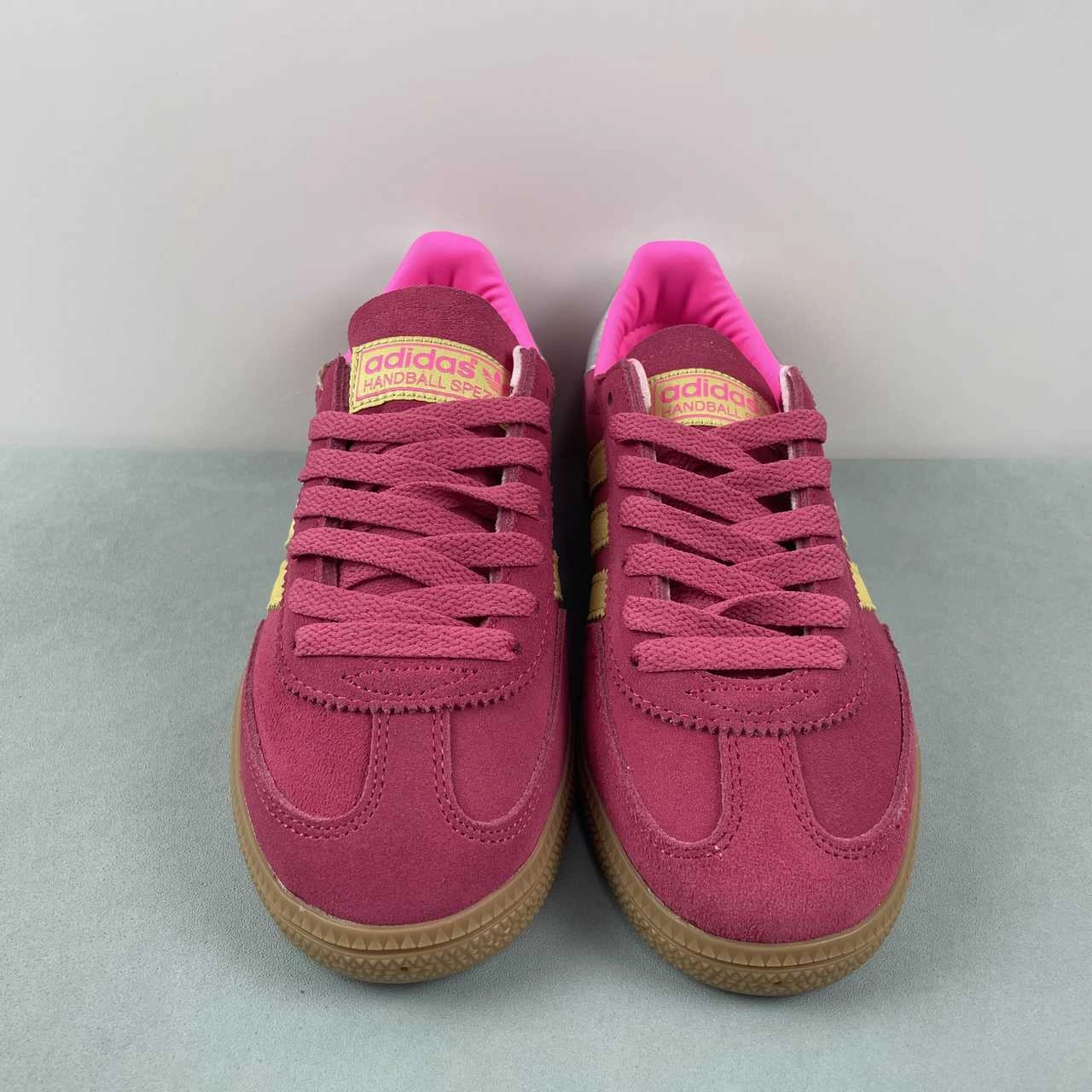 Anti   Blister sunny - day - runner Adidas Handball Spezial Lucid Pink & Almost Yellow JI1407