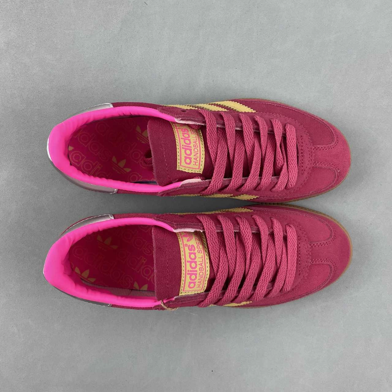 Adidas Handball Spezial Lucid Pink & Almost Yellow JI1407 beach - specific shoes casual running footwear