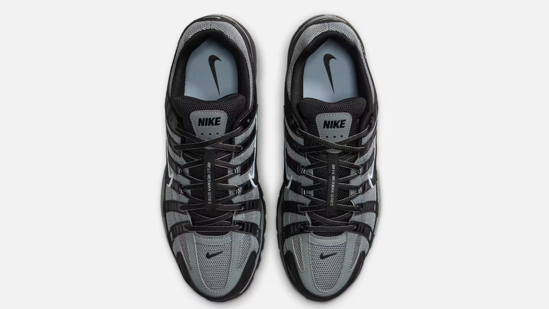 NIKE P-6000 'COOL GREY BLACK' Sock Like Collar Hyper Compression