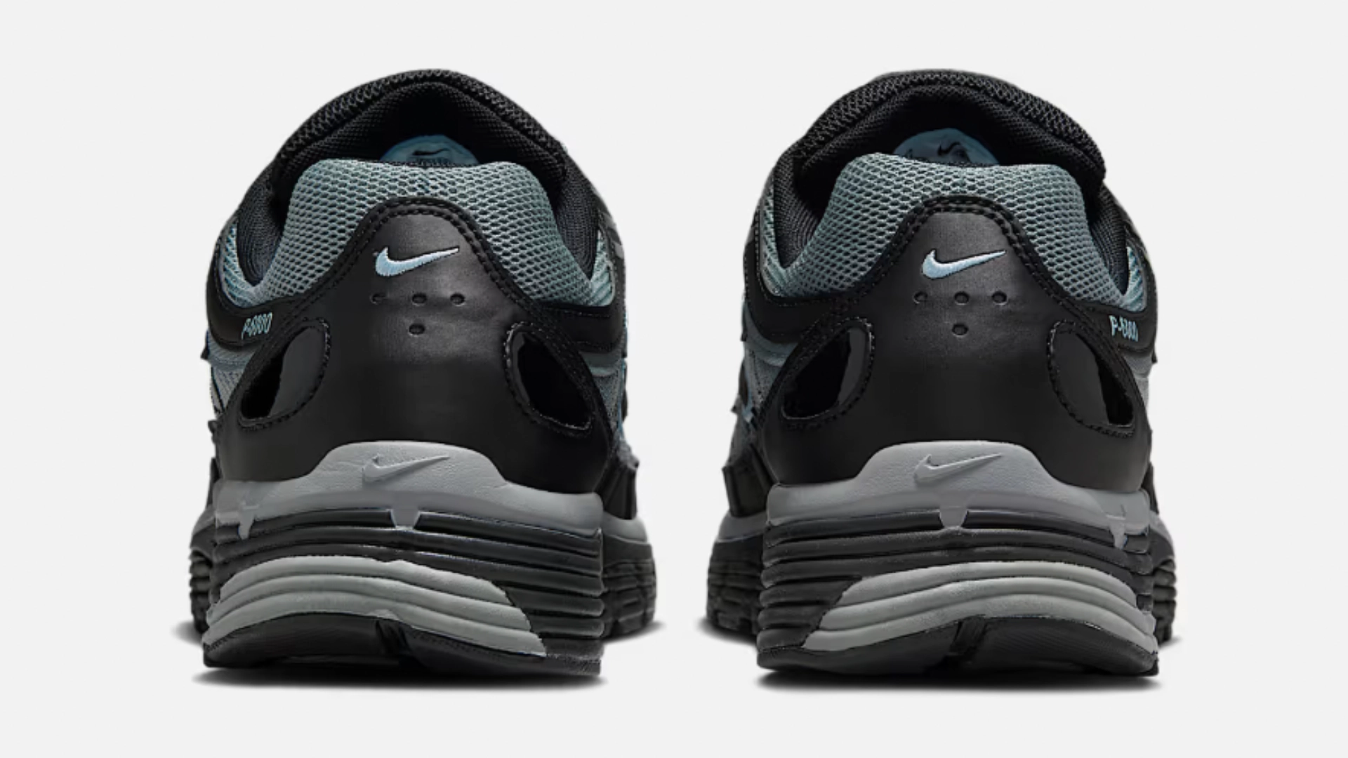 Tailored arch Non Restrictive Fit NIKE P-6000 'COOL GREY BLACK'