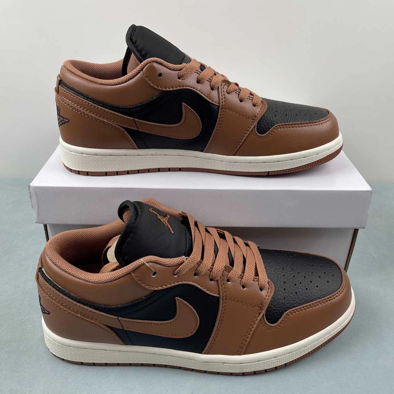 Air Jordan 1 Low Archaeo Brown Black Sail DC0774-021 Rolling Motion Geometry Support Zone