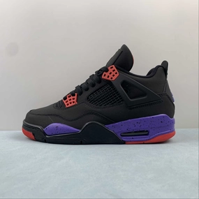 Errand Fit Air Jordan 4 Retro NRG Raptors Black University Red Court Purple AQ3816-065
