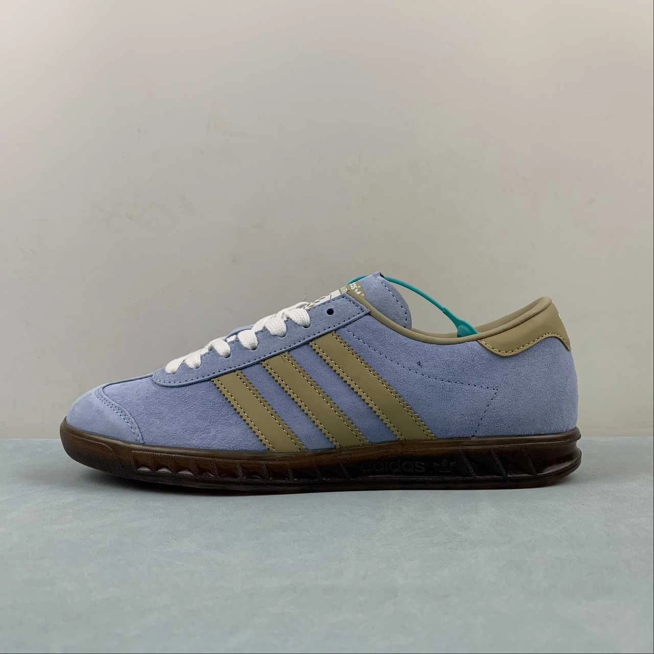 Adidas Handball Spezial Blue Brown ID6963 running in old tracks shoes